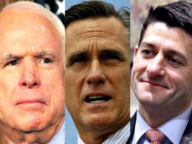 John Mccain,Mitt Romney,Paul Ryan AP Photos