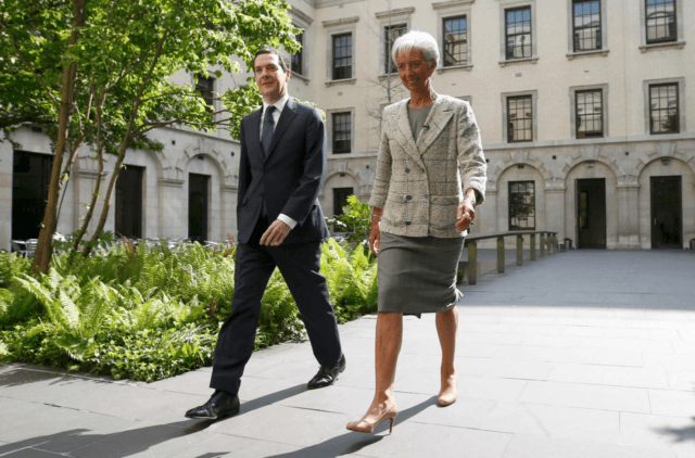 LONDON, UNITED KINGDOM - MAY 13: Managing Director of the International Monetary Fund Chri