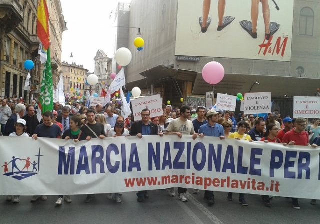 March for Life in Rome, May 8, 2016.