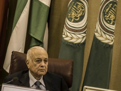 Arab League Secretary General Nabil al-Arabi attends a meeting of Arab foreign ministers to elect a new secretary general of the Arab League in the Egyptian capital Cairo, on March 10, 2016.