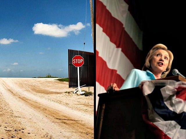 Open Southern Border, Hillary Clinton AP Photos