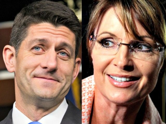 Paul Ryan and Sarah Palin AP Photos
