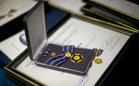 Public Safety Officer Medal of Valor. (AP Photo/Pablo Martinez Monsivais)