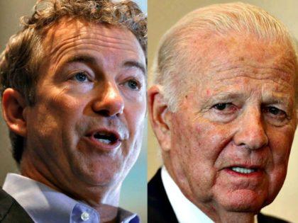 Rand Paul AP and James Baker Getty