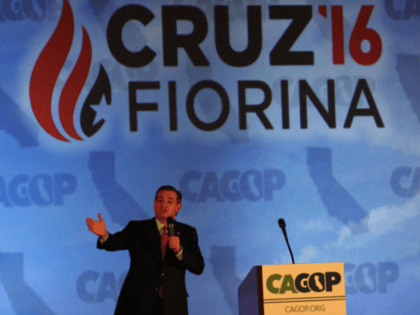 Ted Cruz at California Republican Party Convention (Michelle Moons / Breitbart News)