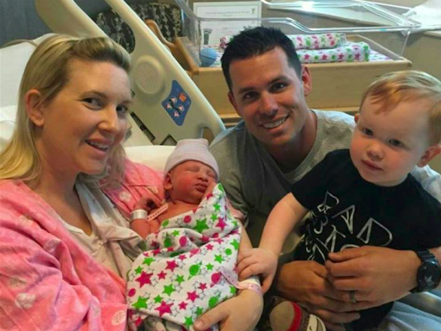 Firefighter delivers baby (City of Riverside FD)