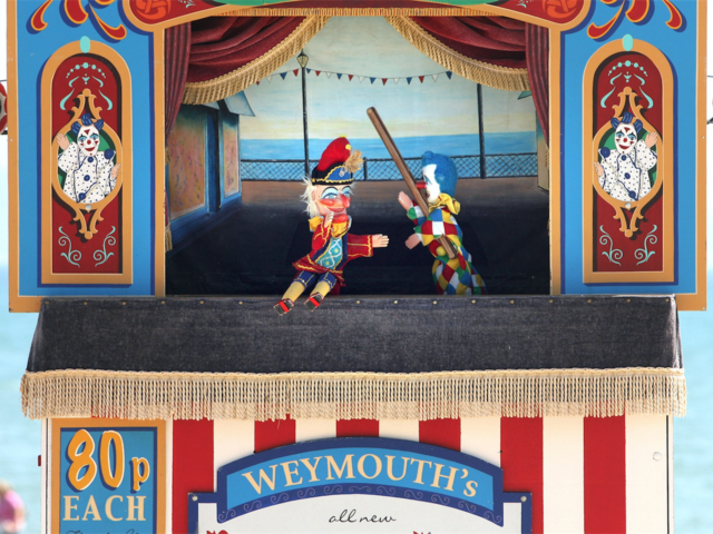 Punch and Judy puppet show Seaside