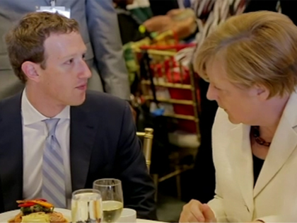 mark zuckerberg angela merkel