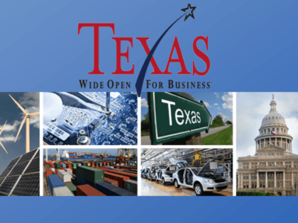 Texas Open For Business Collage