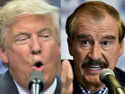 Trump and Vicente Fox AP Getty
