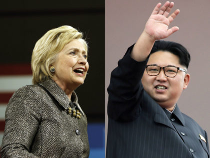 Hillary Clinton and Kim Jong-un