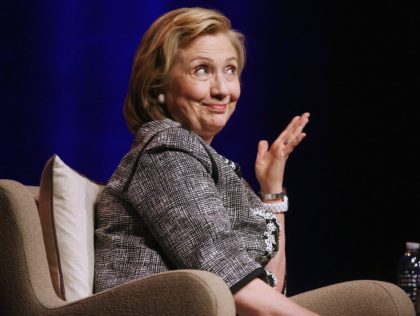 WASHINGTON, DC - JUNE 13: Former Secretary of State Hillary Clinton discusses her new book