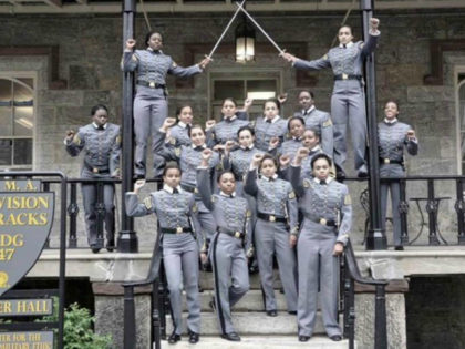 Supporters of the West Point cadets say they were simply celebrating their forthcoming graduation as a shared accomplishment, like a sports team raising helmets after a win. Photograph: AP