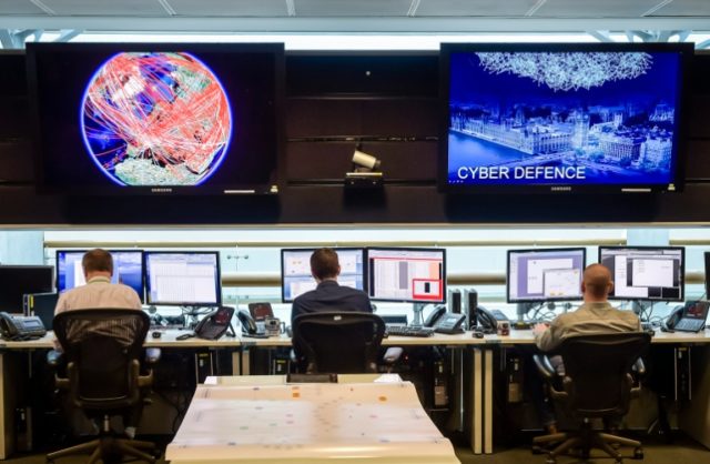 The 24-hour operations room at Government Communication Headquarters (GCHQ) in Cheltenham