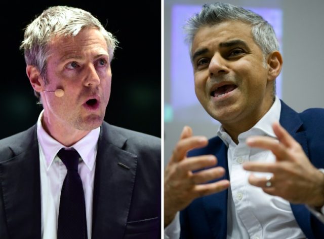 Conservative London mayoral candidate Zac Goldsmith (left) and his Labour counterpart Sadi