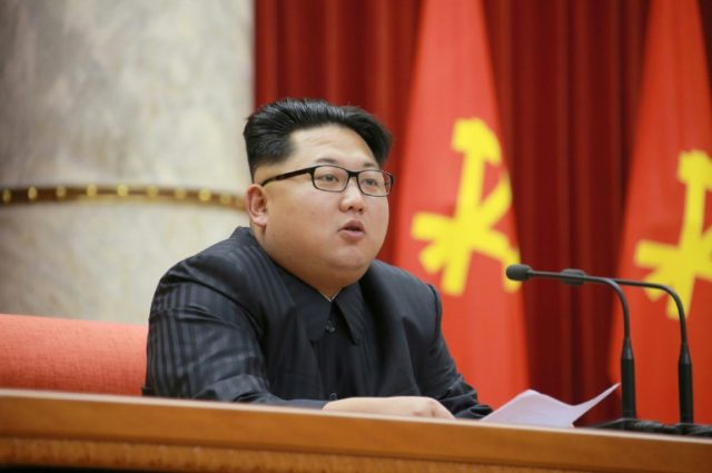North Korean leader Kim Jong-Un attends the third meeting of activists in fisheries under