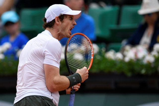 Britain's Andy Murray beat Croatia's Ivo Karlovic 6-1, 6-4, 7-6 (7/3) at the Roland Garros