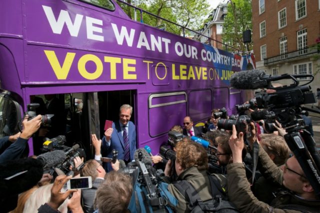 Nigel Farage, leader of the United Kingdom Independence Party (UKIP), poses for photograph