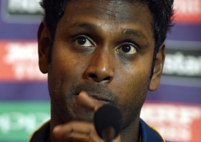 Sri Lanka captain Angelo Mathews won the toss and elected to field in the first Test again