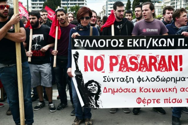 Greece was paralysed at the weekend by a strike to protest government plans to overhaul pe