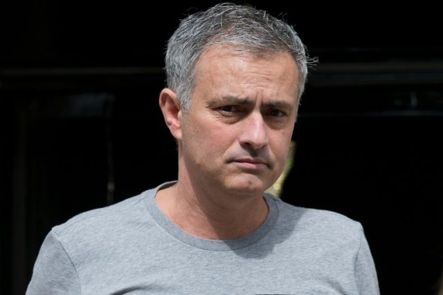 Manchester United's new Portuguese manager Jose Mourinho leaves his home in central London