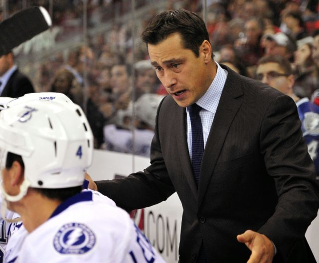 Guy Boucher previously coached the Tampa Bay Lightning for two seasons before being fired