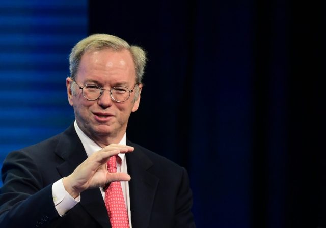 Eric Schmidt, Executive Chairman, Alphabet, pictured on May 2, 2016, revealed he had an iP