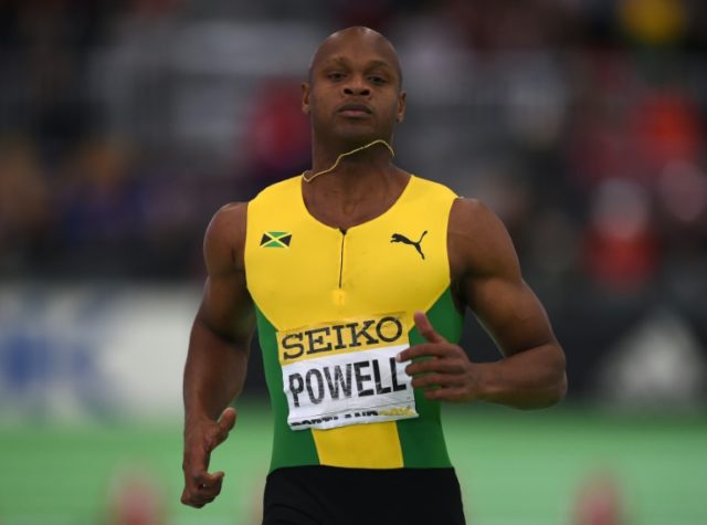 Asafa Powell held off a strong field at Kingston's National Stadium and later described th