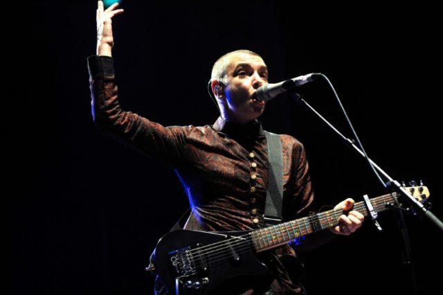 Sinead O'Connor, pictured on August 11, 2013, has recently posted a series of alarming mes