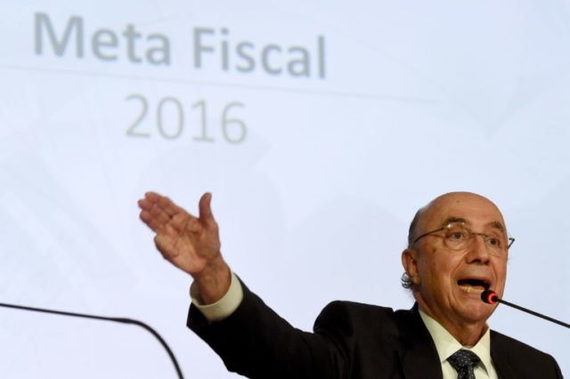 Brazil's new Finance Minister Henrique Meirelles gives a press conference in Brasilia on M