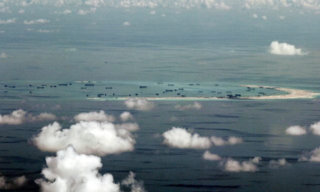 The South China Sea, an important shipping route thought to be home to vast energy deposit