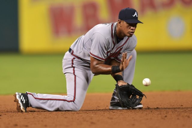 Hector Olivera of the Atlanta Braves has been suspended for 82 games by Major League Baseb