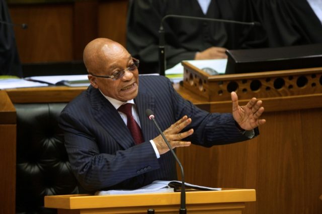 South African President Jacob Zuma has been accused of having accepted bribes from interna