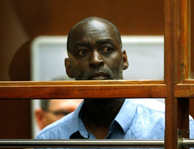 Actor Michael Jace appears in Los Angeles Court for an arraignment on May 22, 2014 in Los