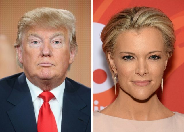Donald Trump and Megyn Kelly were involved in a public spat during the first Republican TV