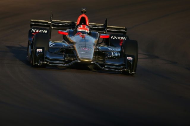 James Hinchcliffe of Canada races during the Phoenix Grand Prix at Phoenix International R