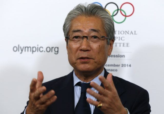 Japan's Olympic chief Tsunekazu Takeda at a 2014 meeting of the International Olympic Comm