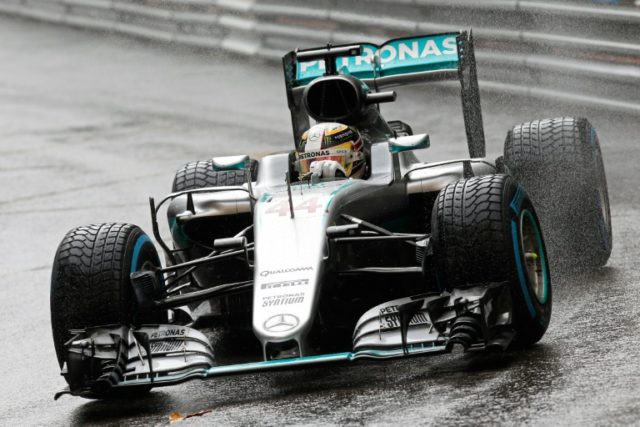 Mercedes driver Lewis Hamilton in action during the Monaco Grand Prix on May 29, 2016