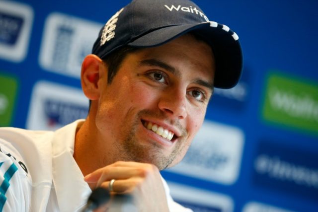 England cricket captain Alastair Cook answers questions from a press conference at Heading