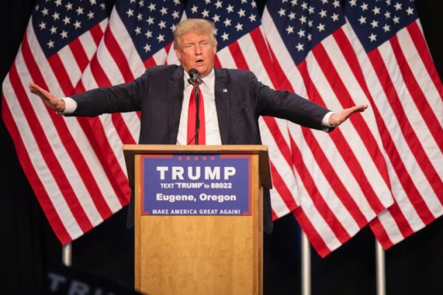 US Republican presidential candidate Donald Trump said he would put pressure on China as N