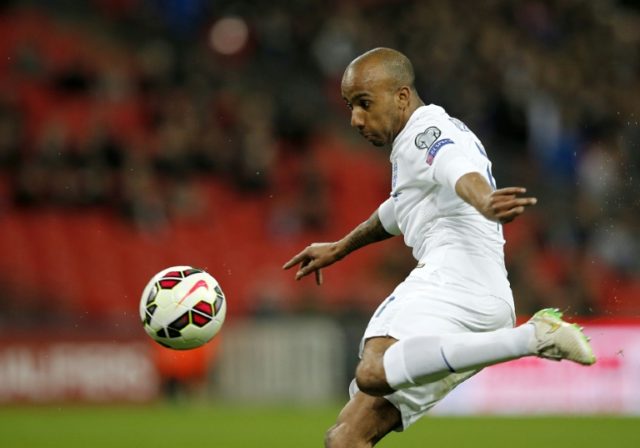 England's Fabian Delph in action during a Euro 2016 Group E qualifying football match betw