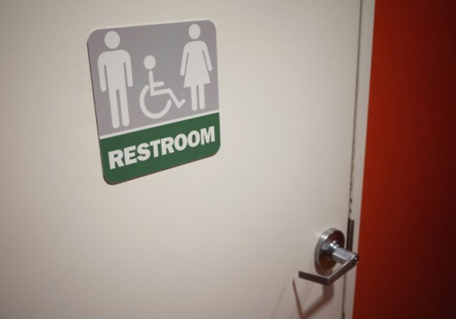 A North Carolina law passed on March 23, 2016 -- requiring transgender people to use publi