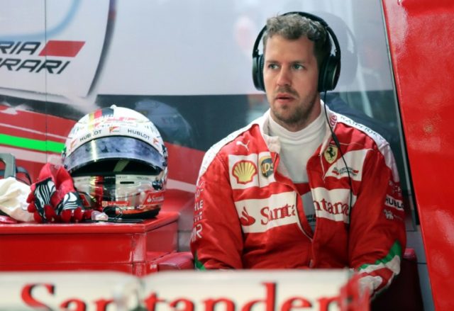 Ferrari's Sebastian Vettel crashed out of the Russian GP on May 1, 2016, after a collision