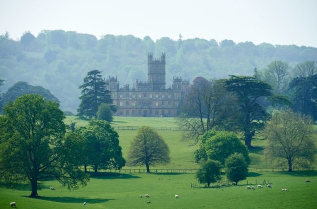 The grounds of Highclere Castle, made famous by the hit drama Downton Abbey, is among an e