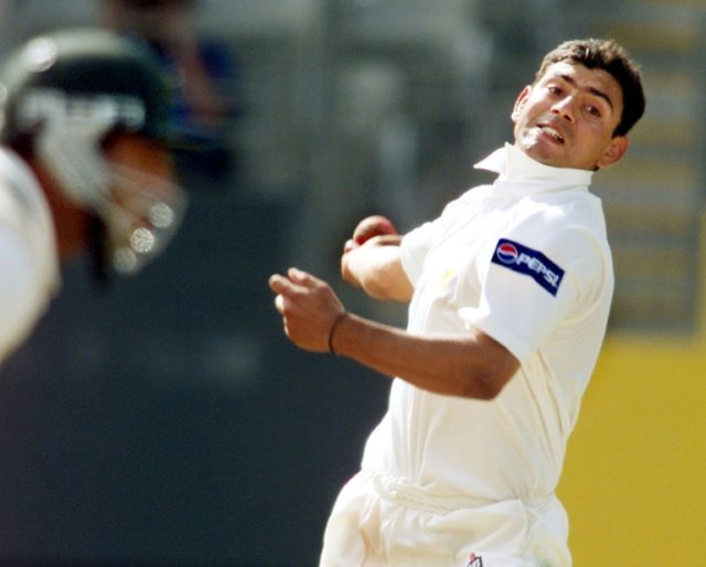 Pakistan spinner Saqlain Mushtaq took 208 wickets in 49 Tests from 1995 to 2004