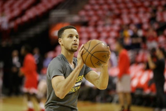 Stephen Curry of the Golden State Warriors hasn't played since spraining a ligament in his