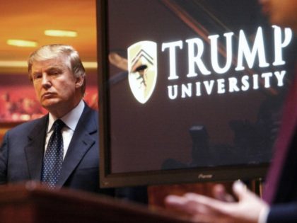 On May 23, 2005, real estate mogul and Reality TV star Donald Trump at a news conference in New York where he announced the establishment of Trump University.
