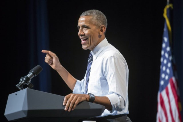 President Obama speaks at Jay Inslee's re-election fundraiser at the Washington State