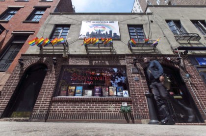 FILE - This May 29, 2014 file photo shows The Stonewall Inn, in New York's Greenwich