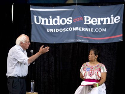 Bernie Sanders at Oaxaca (David McNew / Getty)